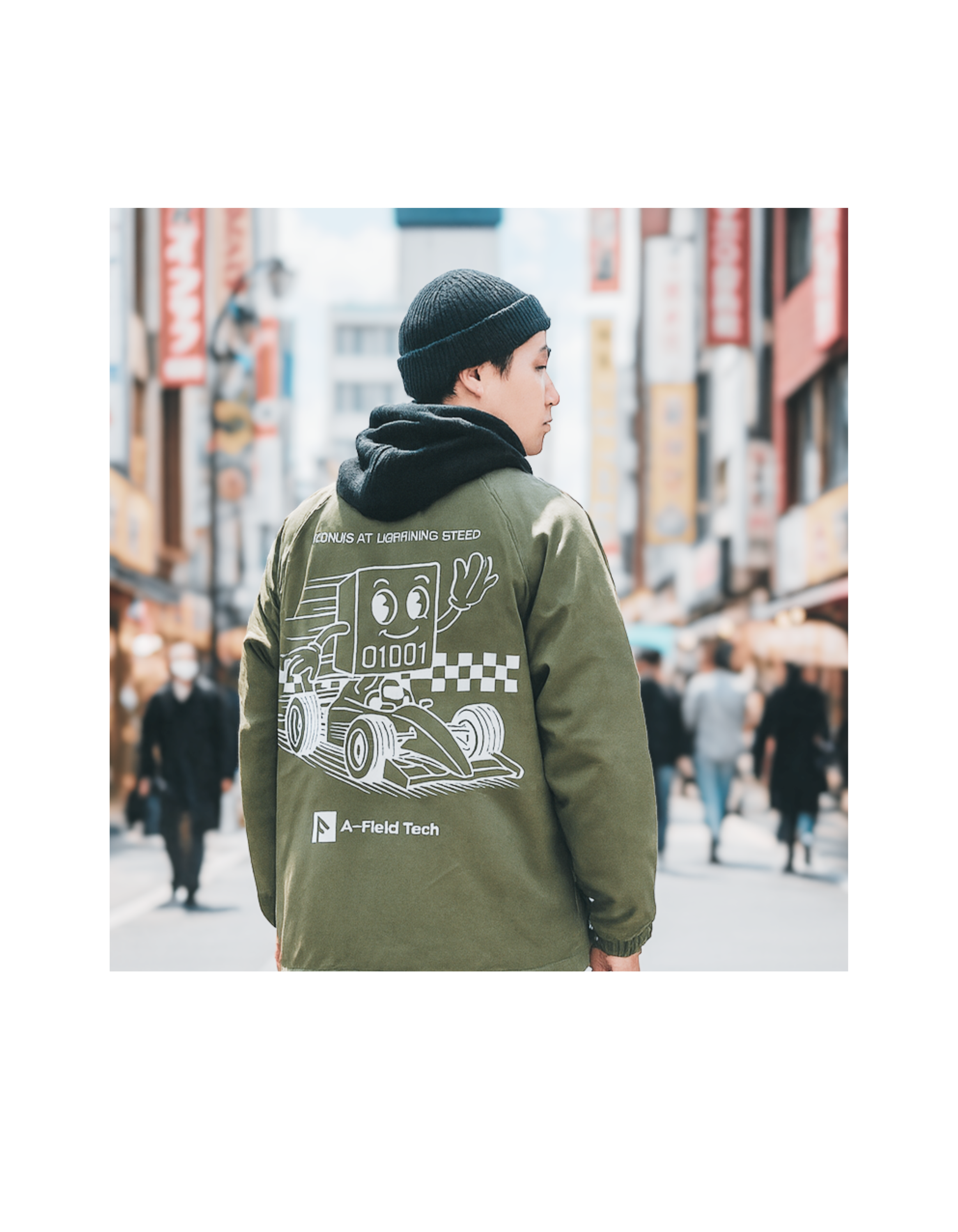 AFT Coach Jacket - Olive Green