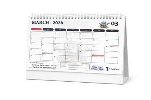 2026 Ultra Low Latency Club Calendar