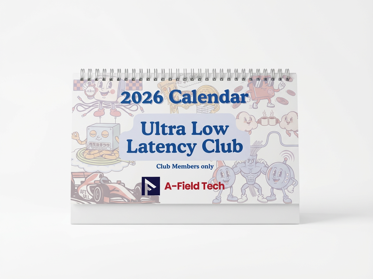 2026 Ultra Low Latency Club Calendar